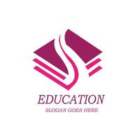 plantilla de diseño de logotipo de educación profesional vector
