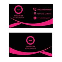 Professional and Creative Business Card Design Template vector