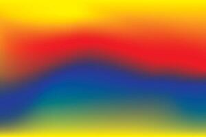 Abstract gradient background. Primary colors,  blue, red, and yellow. Vector illustration.