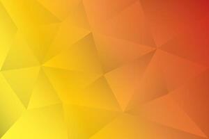 Abstract colorful polygon background with orange and yellow color. Vector illustration.