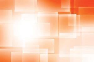 Abstract orange and white color background with geometric rectangle shape. Vector illustration.