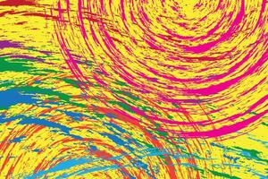 Abstract colorful background with brush style. Vector illustration.