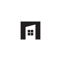 un logotipo de casa moderna o diseño de icono vector