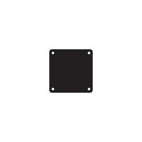 Metal Plate logo or icon design. Message us on our Social Media if you need our help to put your business name initials or your icon into the design vector