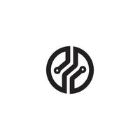 Circuit Board logo or icon design