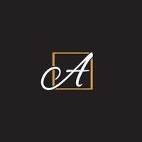 Letter A logo or icon design vector