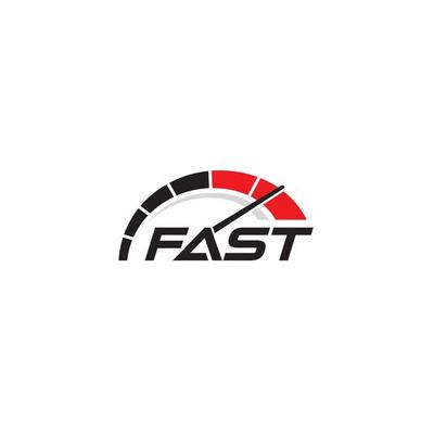 a simple Fast logo or icon design