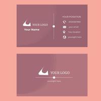 Creative business card design template vector