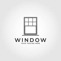 Window Icon Vector Logo Design Template