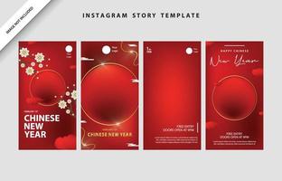 banner chinese new year poster asian zodiac template social media february background wallpaper event vector