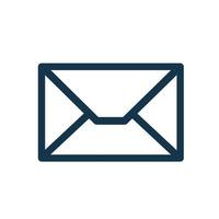 e-mail icon.  e-mail envelope.  message symbol, flat design on white background. vector