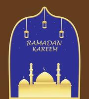 Illustration vector design of Ramadan Kareem
