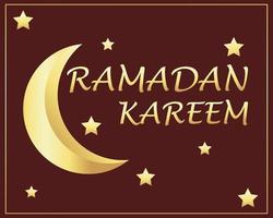 diseño de ilustración vectorial de ramadan kareem vector