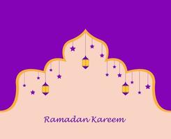 Illustration vector design of Ramadan Kareem