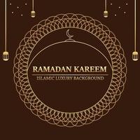 Illustration vector design of Ramadan Kareem