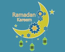 Illustration vector design of Ramadan Kareem