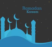 diseño de ilustración vectorial de ramadan kareem vector