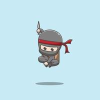 package delivery ninja vector