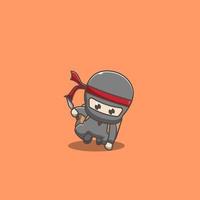 package delivery ninja vector