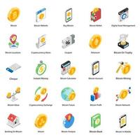Pack Of Bitcoin vector
