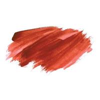 Hand draw brown brush stroke watercolor design vector