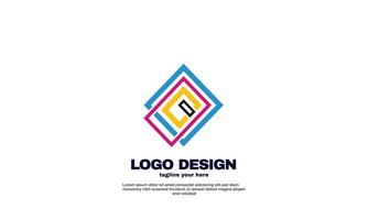 vector digital print logo design template