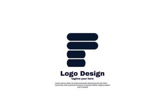 vector initial F logo for company and business linked design