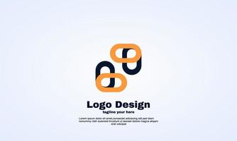 material de vector de diseño de logotipo de empresa de marca abstracta de stock vector