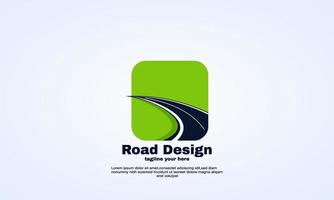 vector bending road high ways design road curves