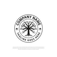 Family Tree of Life logo, stamp, vector design, symbol, emblem, icon