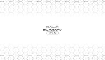 abstract hexagon with white background vector