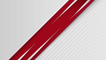 abstract line light silver with red overlap layers background vector