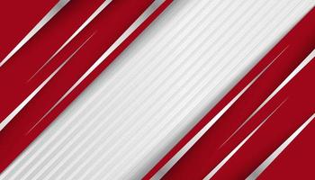 abstract line light silver with red overlap layers background vector