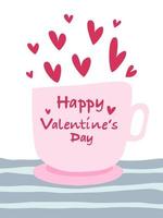 A collection of heart shaped illustrations designed in doodle style for Valentine's Day themes. vector