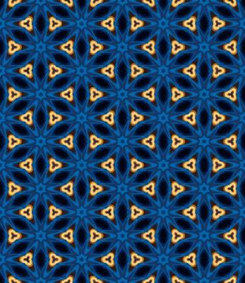 Blue, red and yellow color seamless pattern texture and template. Multicolored. Colorful ornamental graphic design.