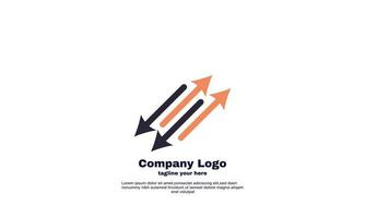 vector finance company geometry logo design colorful