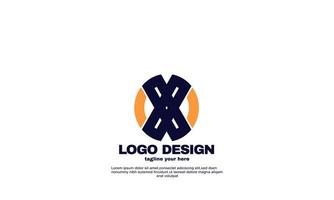 abstract creative idea best logo cute corporate company and business logo design vector