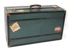 old suitcase vintage photo