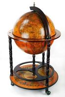 ancient globe map photo