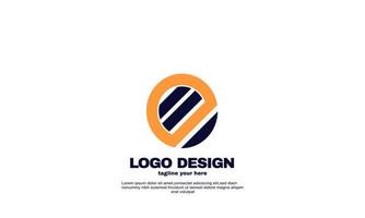 stock vector resumen mejor simple y poderoso diseño de logotipo de empresa de negocios geométricos colorido