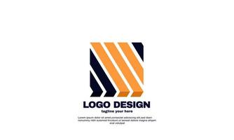 awesome creative best logo powerful geometric company logo design vector