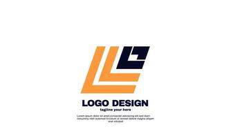 abstract creative inspiration best logo powerful geometric company logistic and business logo design template vector