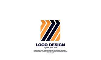 stock abstract best powerful geometric company business logo design colorful vector