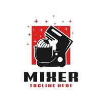 Cake Maker Mixer Tool Logo vector