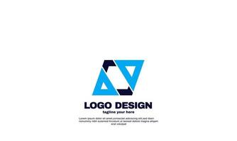 stock abstract Modern networking logo corporate company business and branding design template vector