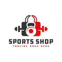 sports shop modern logo vector