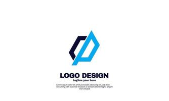 awesome simple networking logo corporate company business and branding design vector