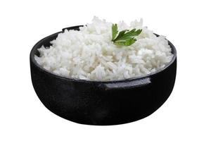 carbohidrato de nutrición de arroz foto
