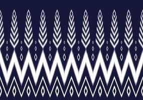 Ikat pattern seamless design. vector