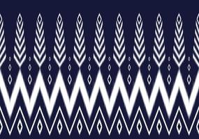 Ikat pattern seamless design. vector